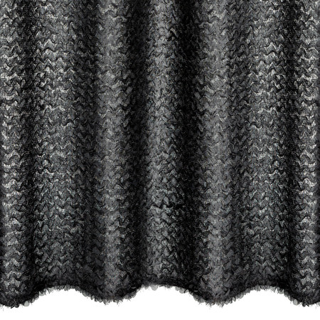 ZASŁONA GOTOWA TIFFANY 135 X 250 CM CZARNY