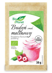BUDYŃ O SMAKU MALINOWYM BIO 38 g - BIO PLANET
