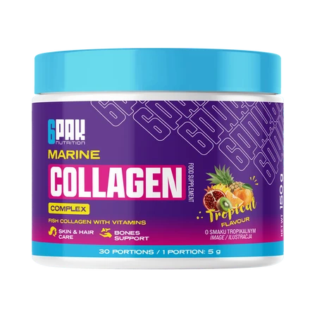 6PAK MARINE COLLAGEN COMPLEX 150g smak owoceq tropikalne