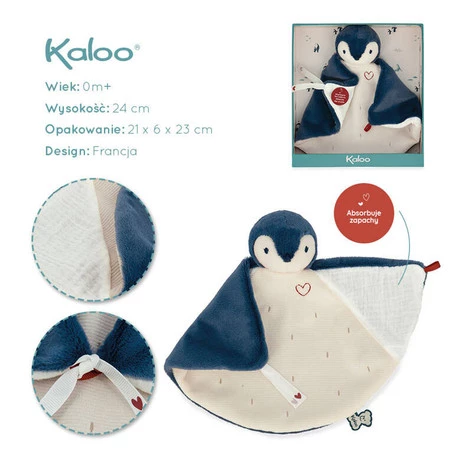 Kaloo Komforter Pingwinek 24 cm w pudełku kolekcja Complices