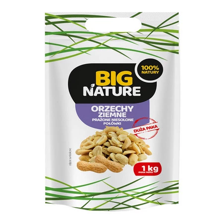 Big Nature Orzechy ziemne prażone niesolone 1 kg
