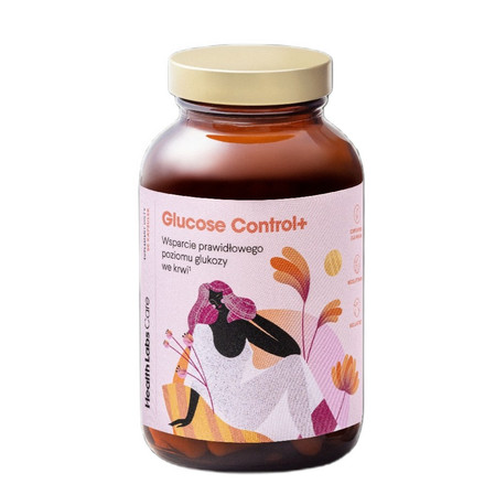 Health Labs Care Glucose Control+ wsparcie gospodarki cukrowej 90 kaps.