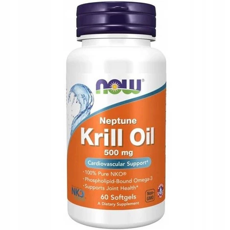 Olej z Kryla 500 mg - Neptun Krill Oil DHA EPA (60 kaps.)