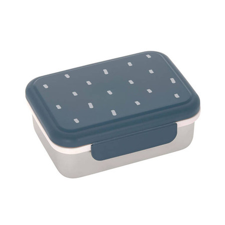 Lassig Lunchbox ze stali nierdzewnej Happy Prints granatowy