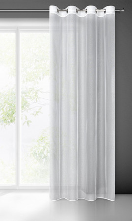 FIRANA GOTOWA TAMINA 140 X 250 CM BIAŁY