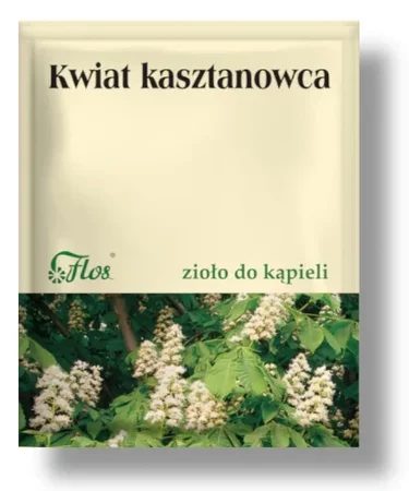 Flos Kasztanowiec Kwiat 50G Wspiera Ukłąd Krążenia