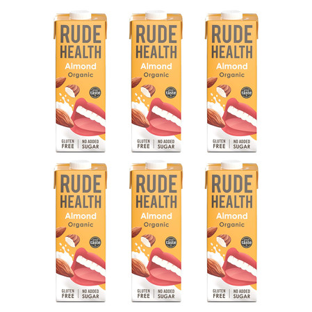 Zestaw 6x Rude Health Napój migdałowy bez cukru 1l