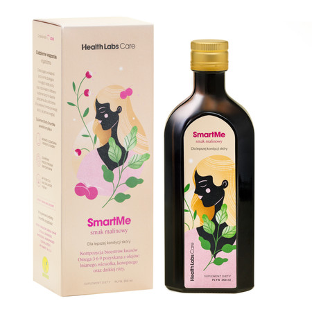Health Labs Care SmartMe suplement diety poprawiający kondycję skóry Malina 250ml