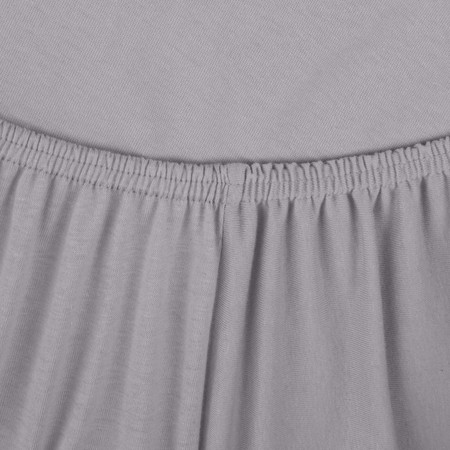 Prześcieradło Jersey3 90 x 200 x 25 cm, Jasnoszary