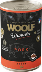 WOOLF Ultimate Pork Wieprzowina Olej Lniany Puszka 400g