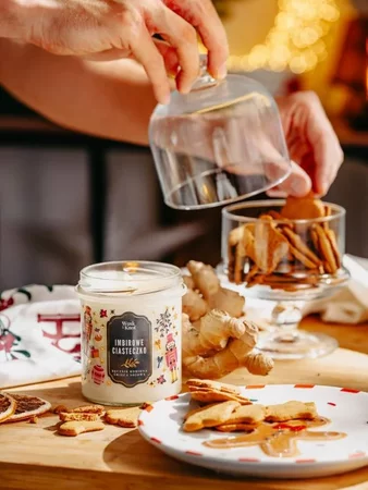 Woskiknot świeca sojowa Imbirowe Ciasteczko 300ml