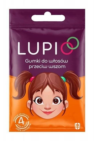 LUPIO Gumki do włosów przeciw wszom 4 szt.