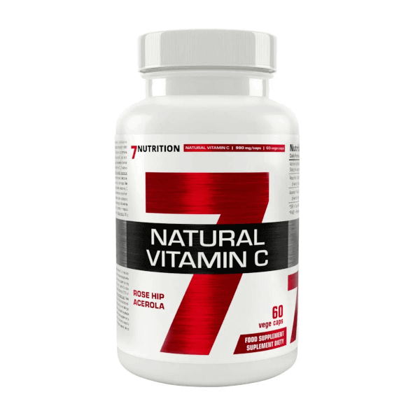 7NUTRITION NATURAL VITAMIN C Witamina C 60 kaps. - Nabea.pl