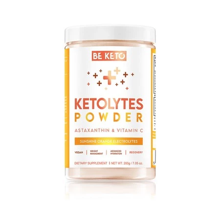 Be Keto Elektrolity w proszku Słoneczna Pomarańcza 200g