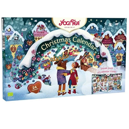 YOGI TEA KALENDARZ ADWENTOWY 2025 (HERBATKI I HERBATY) BIO (24 szt.) 45,7 g
