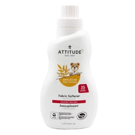 Attitude, Sensitive Skin Baby, Delikatny płyn zmiękczający do płukania tkanin dziecięcych, 1L