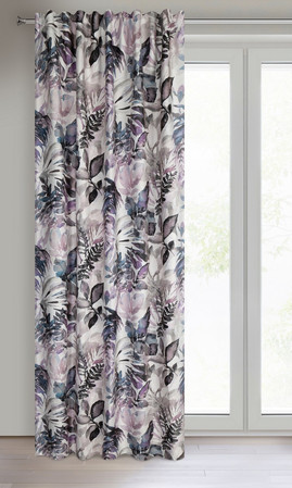 ZASŁONA GOTOWA LILIA NA TAŚMIE 140 X 270 CM BIAŁY