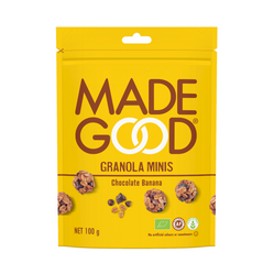 GRANOLA KULKI Z CZEKOLADĄ I BANANEM BEZGLUTENOWE BIO 100 g - MADEGOOD