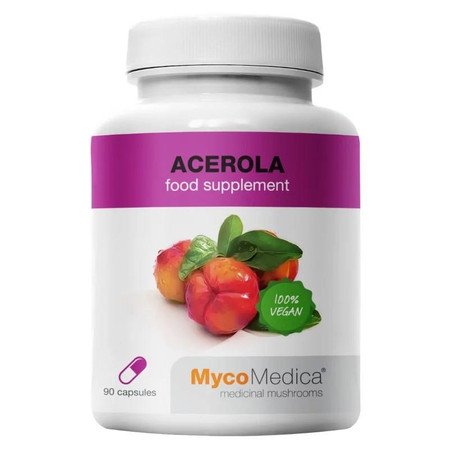 MycoMedica Acerola naturalne źródło witaminy C 90 kaps.