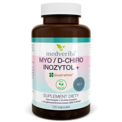 Medverita Myo/D-chiro-Inozytol 40:1 - 120 kaps.