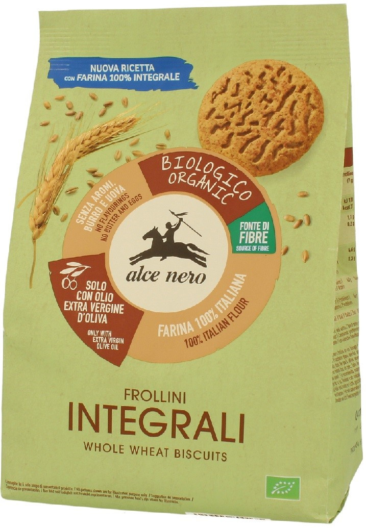 ALCE NERO HERBATNIKI PEŁNOZIARNISTE BIO 350 g - Nabea.pl