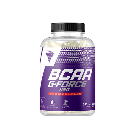 Trec BCAA G-FORCE 1150 Aminokwasy z Glutaminą 180 kaps.