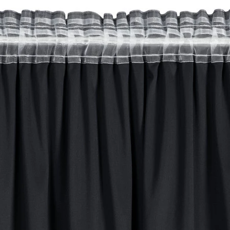 ZASŁONA GOTOWA DANI NA TAŚMIE 140 X 270 CM CZARNY