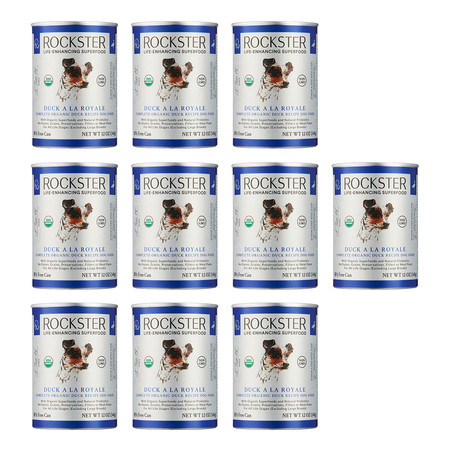 Zestaw 10x Rockster Superfood Duck a la Royale - BIO kaczka (340g)