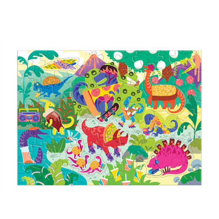 Mudpuppy Puzzle sensoryczne z elementami zapachowymi Pizzasaurus 60 elementów 4+