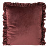 POSZEWKA VELVET 25 45 X 45 CM CZERWONY