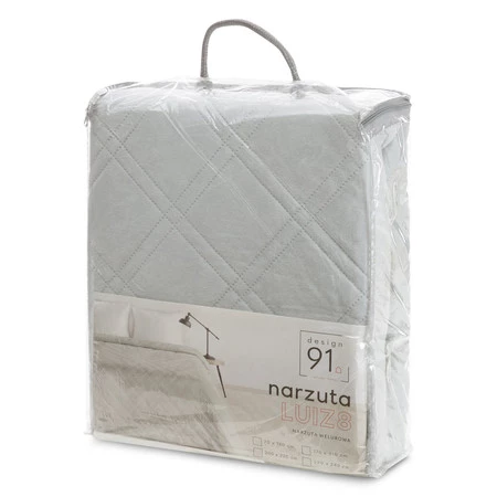 NARZUTA D91 LUIZ 8 220 X 240 CM SREBRNY