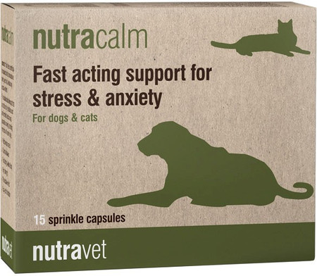 NUTRAVET Nutracalm na stres i niepokój dla psów i kotów 15 kaps.