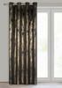 ZASŁONA GOTOWA RENIA 140 X 250 CM CZARNY