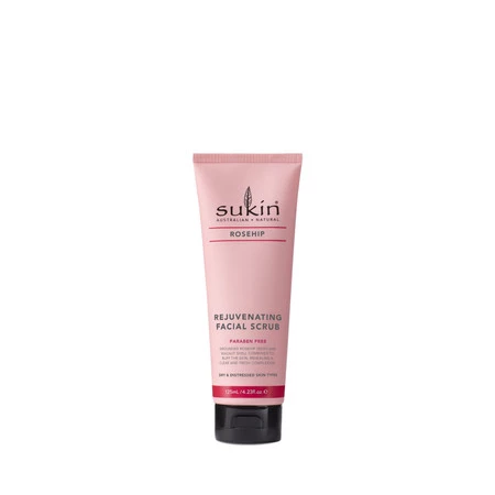Sukin, ROSEHIP Odświeżający scrub do twarzy, 125ml
