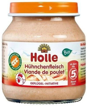 Danie dla niemowląt kurczak BIO 125 g Holle