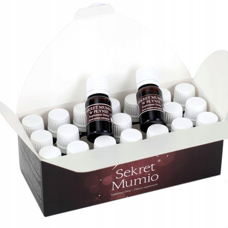 Sekret Mumio 21 buteleczek 10 ml