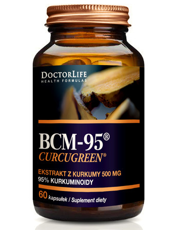 BCM-95 Curcugreen ekstrakt z kurkumy 500mg - 60 kaps.