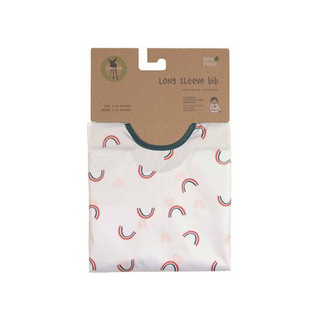 Lassig Zestaw śliniaków z długim rękawem 6m+ Happy Rascals Heart lavender
