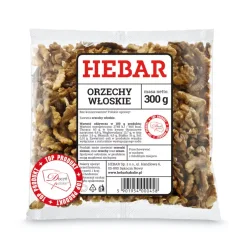 Hebar Orzechy włoskie łuskane 300 g KRÓTKA DATA 2026-06-30