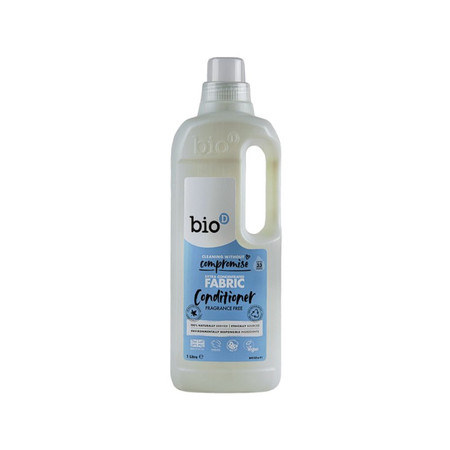 Bio-D, Hipoalergiczny i skoncentrowany płyn do płukania tkanin, Bezzapachowy, 1 L