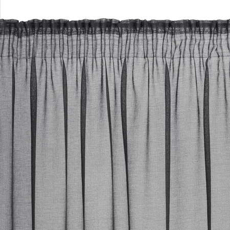 FIRANA GOTOWA MARION NA TAŚMIE 140 X 270 CM CZARNY