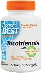 Doctor's Best Tokotrienole EVNol SupraBio Witamina E 60 kaps.