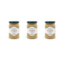 Zestaw: 3x MUSZTARDA BEZ DODATKU SOLI BIO 200 g - BIOSTER