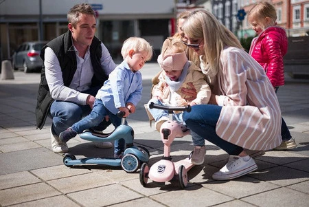 SCOOTANDRIDE Highwaykick 1 2w1 Jeździk i hulajnoga 1-5 lat Rose