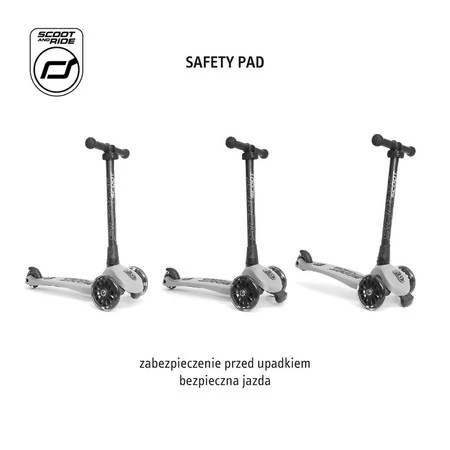 SCOOTANDRIDE Highwaykick 3 LED Hulajnoga składana ze świecącymi kółkami 3+ Kiwi