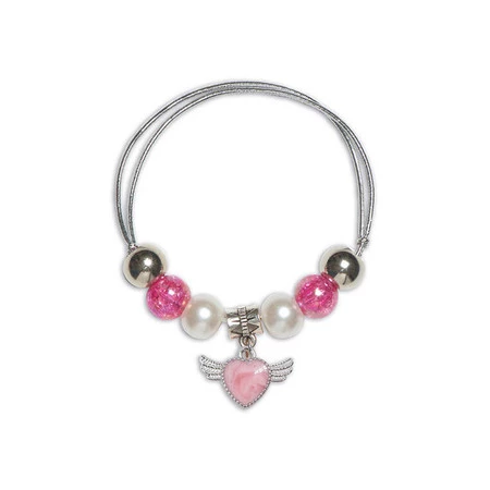 Janod Zestaw kreatywny do tworzenia biżuterii Bransoletki szczęścia 8+