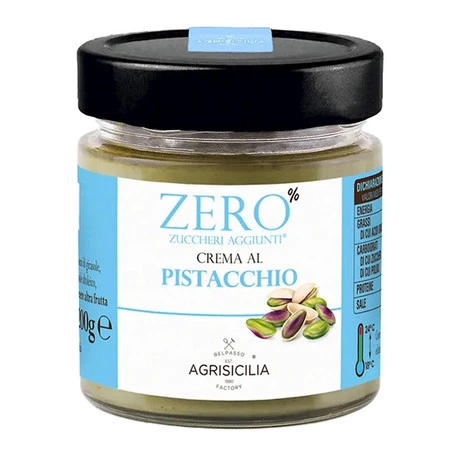 KREM PISTACJOWY BEZ DODATKU CUKRÓW 200 g - AGRISICILIA