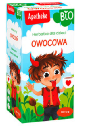 Apotheke − Bio Herbatka dla dzieci owocowa − 20 x 2 g