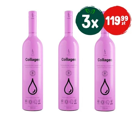 Zestaw: 3x DuoLife - Kolagen w płynie - 750ml