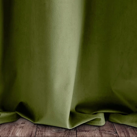 ZASŁONA GOTOWA PIERRE 140 X 250 CM CIEMNOOLIWKOWY